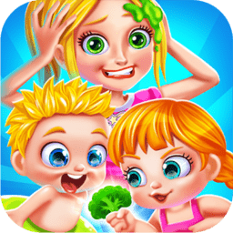 妈妈照顾小婴儿游戏