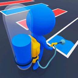 标线比赛游戏(road marking race)